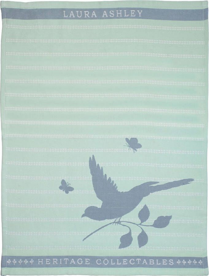 Laura Ashley Heritage Collectables Theedoek Mint Bird