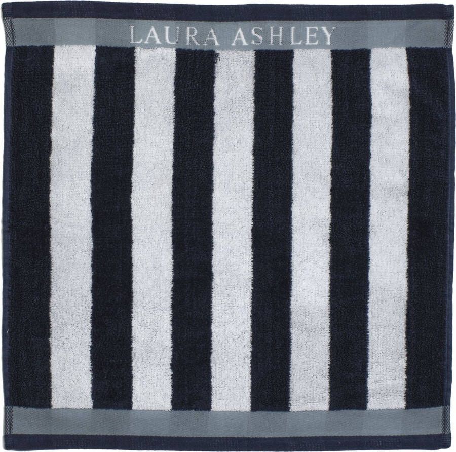 Laura Ashley Keukendoek Midnight Stripe 50 x 50 cm (set van 6)