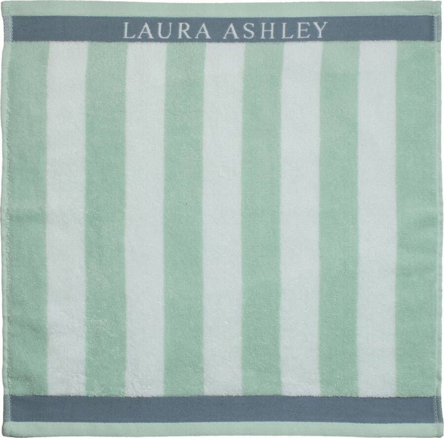 Laura Ashley Keukendoek Mint Stripe 50x50 cm Heritage servies (set van 6 stuks)