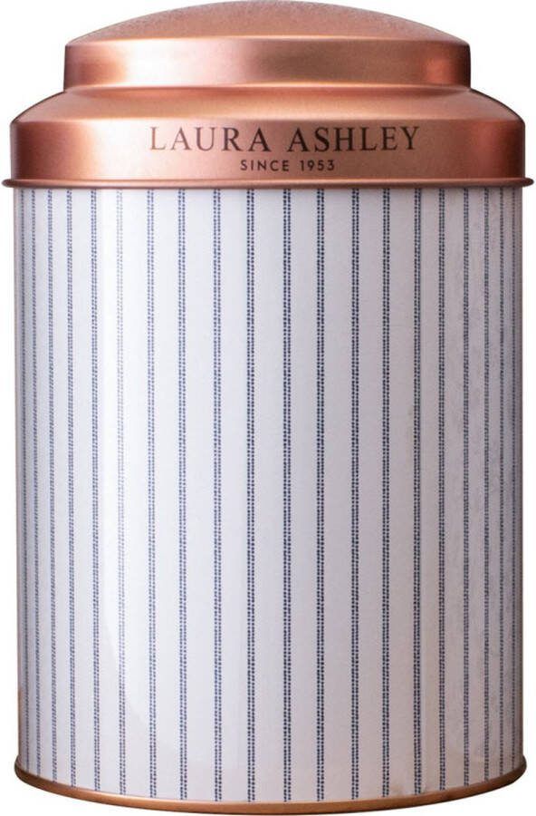 Laura Ashley Storage Collectables Bewaarblik rond Voorraadpot 12x18cm Candy Stripe