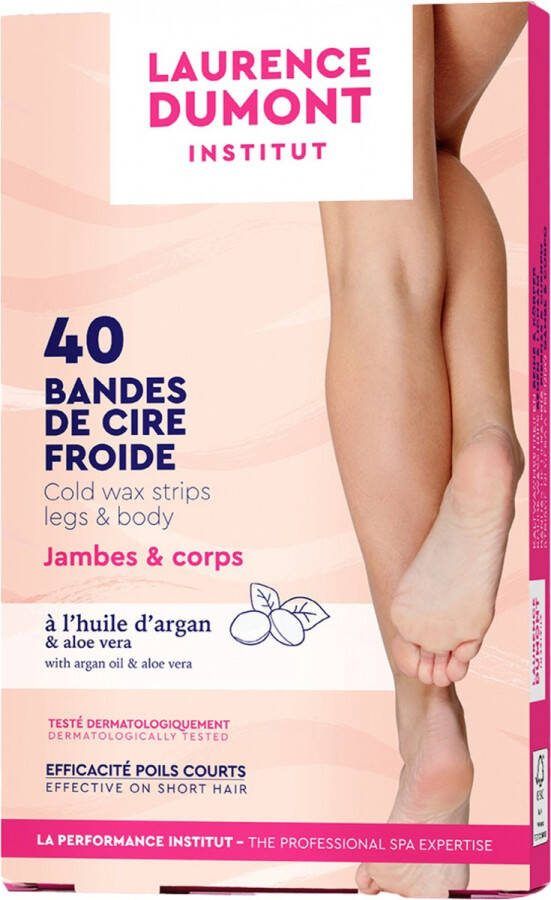 Laurence Dumont Institut Cold Wax Strips Benen & Lichaam 40 Strips