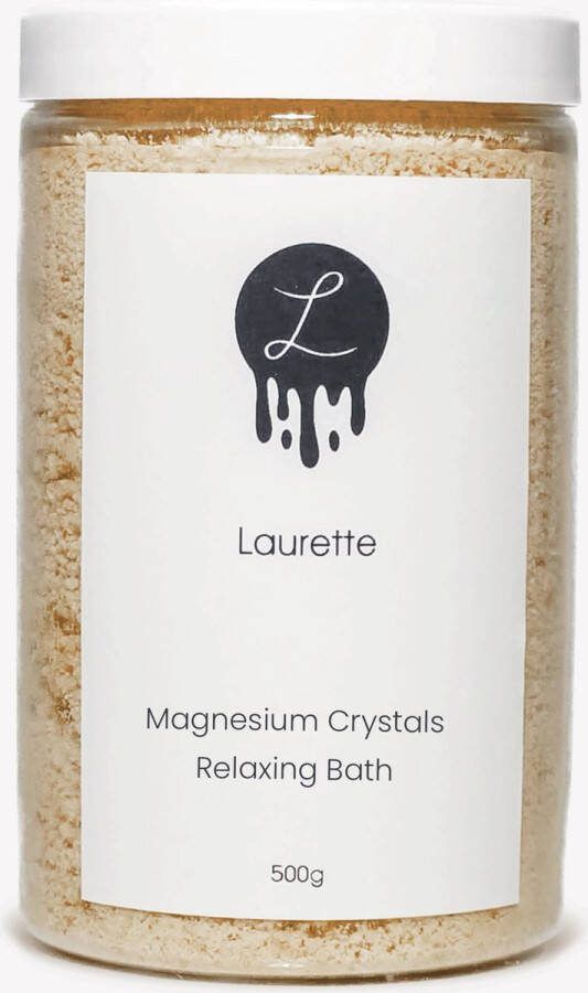 Laurette Energizing Badzout 500g Grapefruit Essentiële Olie Vegan 100% Biologisch