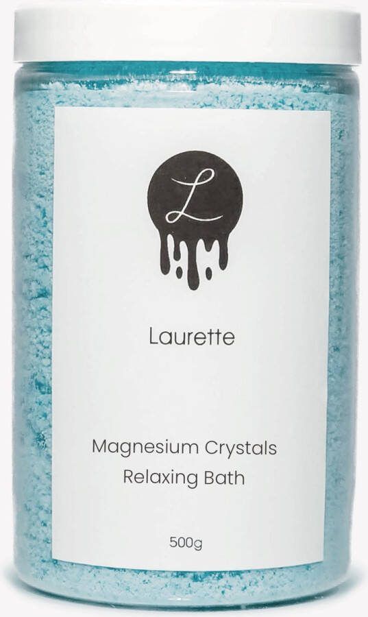 Laurette Kalmerend Badzout 500g Lavendel Essentiële Olie Vegan 100% Biologisch