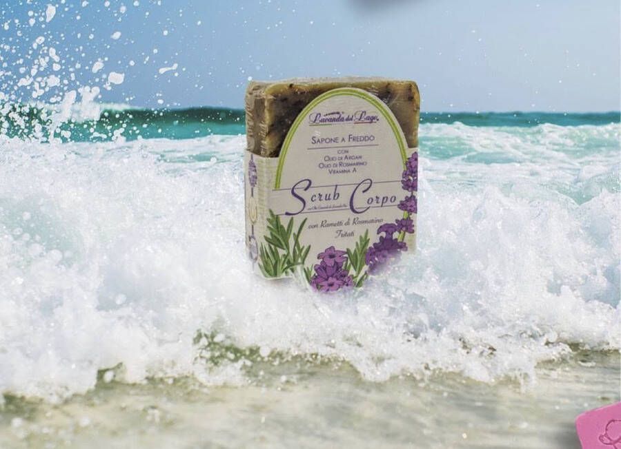 Lavanda del Lago Rozemarijn body scrub zeep Italië