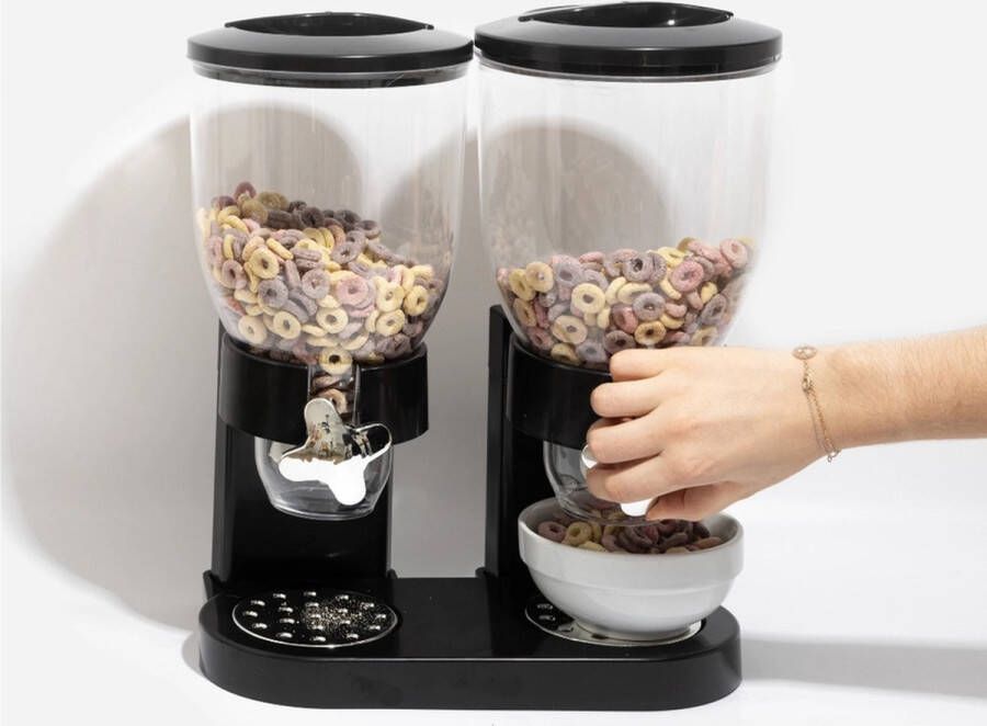 L'avant gardiste Cornflakes Dispenser Voedsel Dispenser Rijst Dispenser Food Dispenser Ontbijtgranen Voorraaddoos Rijst Container Cereal & Muesli Dispenser Cornflakes & Ontbijtgranen Bewaardoos Cornflakes 2 Dispensers