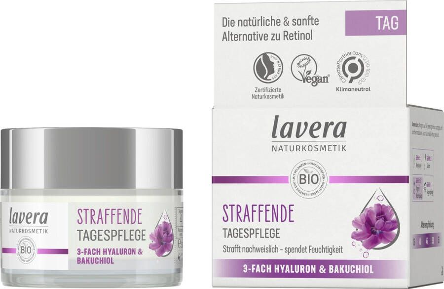 Lavera Dagcrème verstevigende triple hyaluron & bakuchiol 50 ml