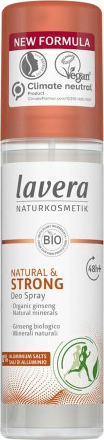 Lavera Deodorant spray natural & strong EN-IT 75 ml