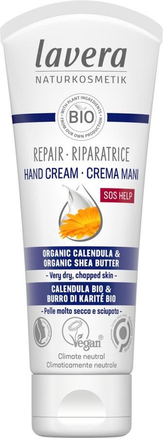Lavera Handcreme handcream repair bio EN-IT 75 Milliliter