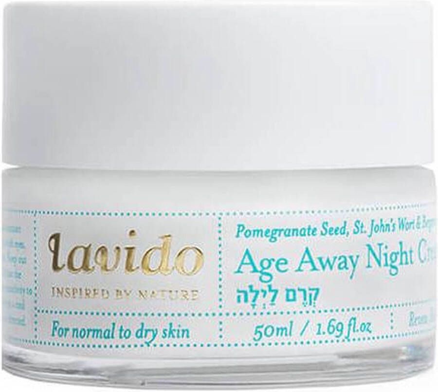 Lavido Age Away Night Cream Age Away Nachtcrème Vochtinbrengende crème