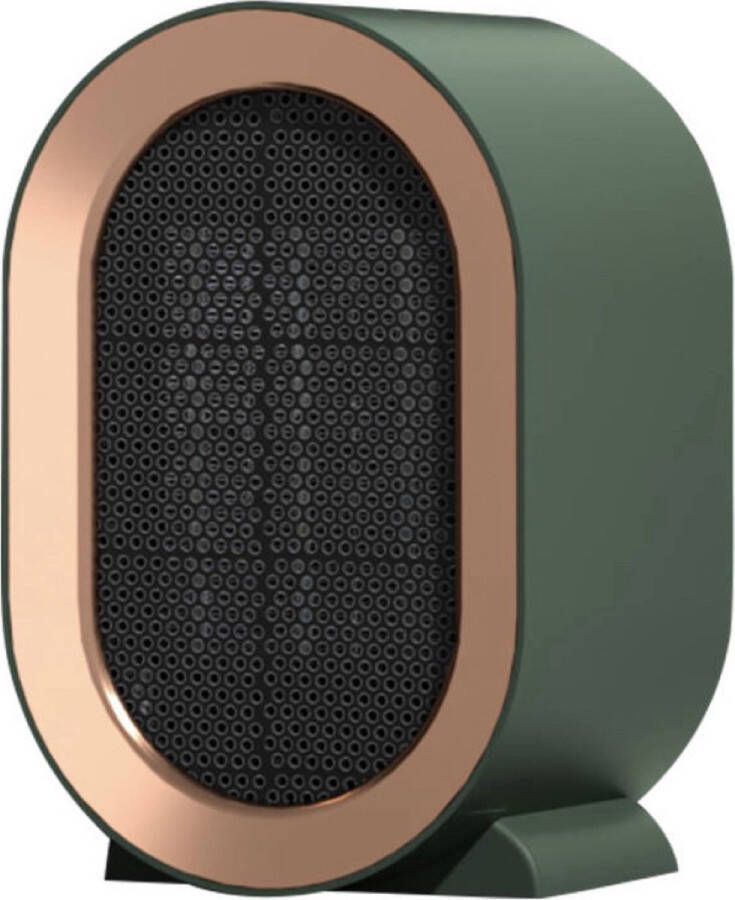 Lavrai Elektrische Kachel GROEN Ventilatorkachel Elektrische straalkachel met 2 standen Warm & Eco Krachtig vermogen 1200W elektrische kachel