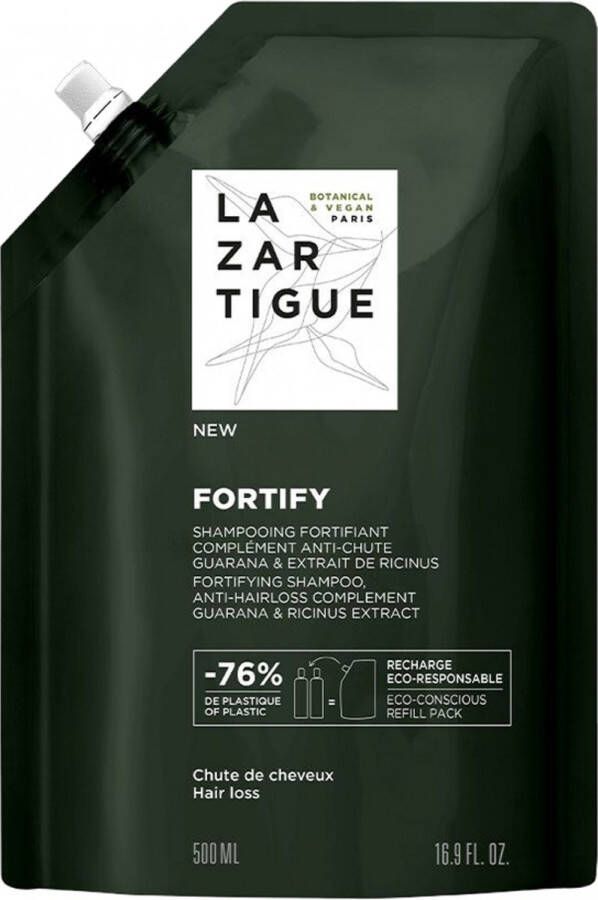 Lazartigue Fortify Shampoo Anti-Haaruitval Eco-Refill 500 ml