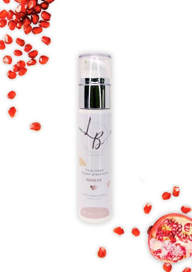 LB Cocmetic Products LB Renéve Face Cream Gezichtsverzorging Anti-aging Hyaluronzuur & Q-10 Tegen rimpels Huidverbetering 50 ml