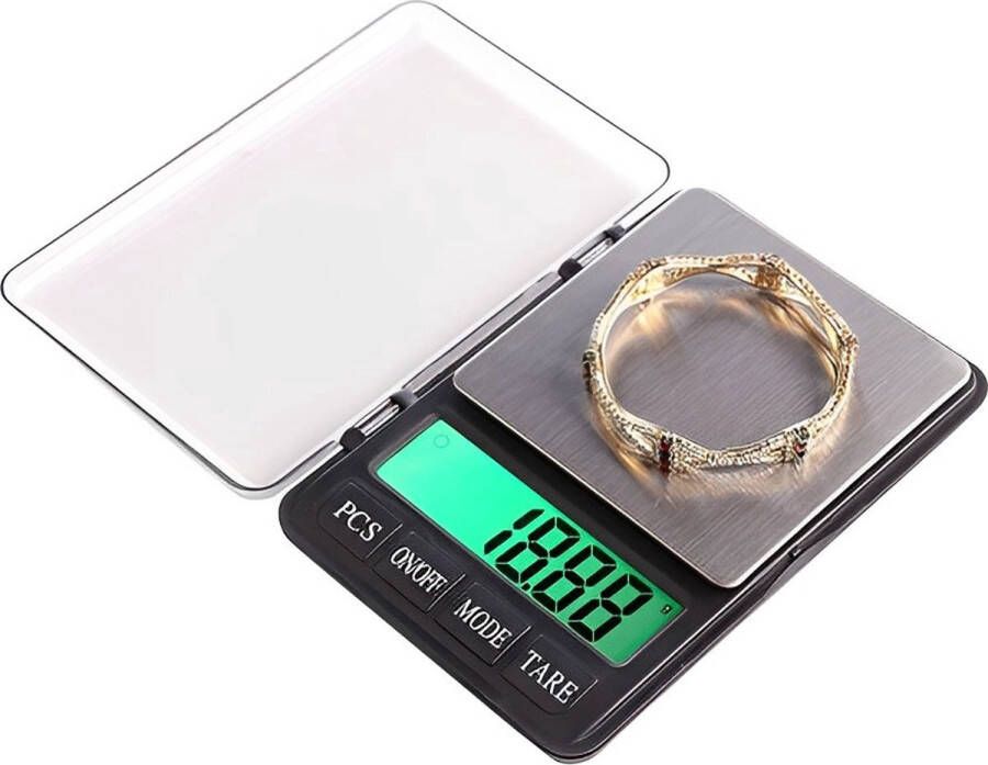 LB Digitale Mini Weegschaal Kleine Keukenweegschaal tot 200 gram 0.01g Nauwkeurigheid Zakweegschaal voor Sieraden Pocket Weegschaaltje Gram (g) Ounces (oz) Karaat (ct) Grein (gn) Tael (tl) Troy Ounce (ozt) Pennyweight