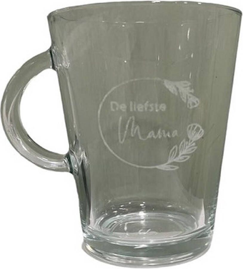 Lbm gepersonaliseerd theeglas de liefste mama