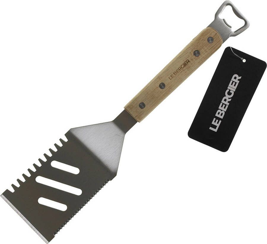 Le Bergier Spatel BBQ Flesopener RVS Multifunctioneel Koken & Grillen