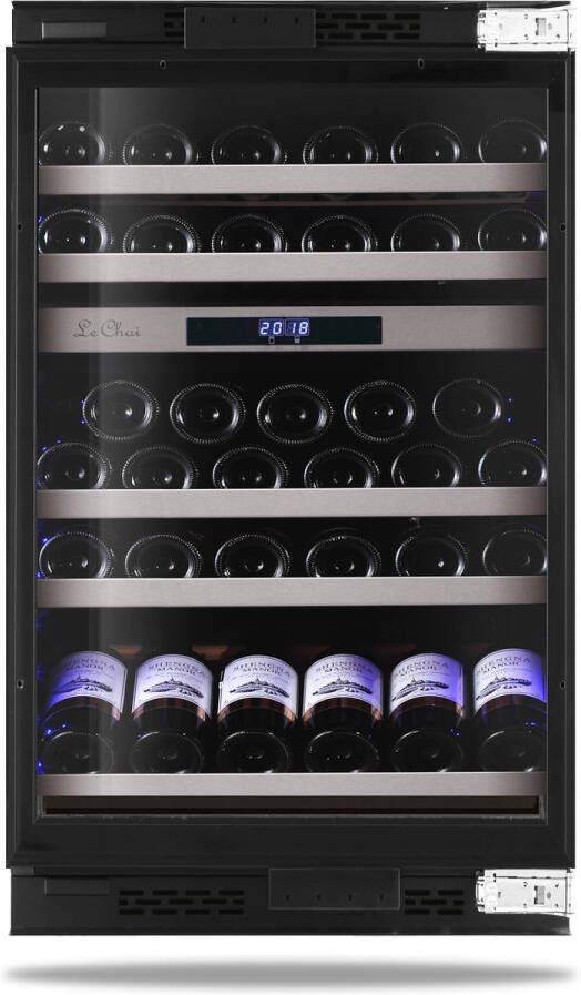 Le Chai Inbouw wijnklimaatkast met technische deur 2 zone LBN 460POVP