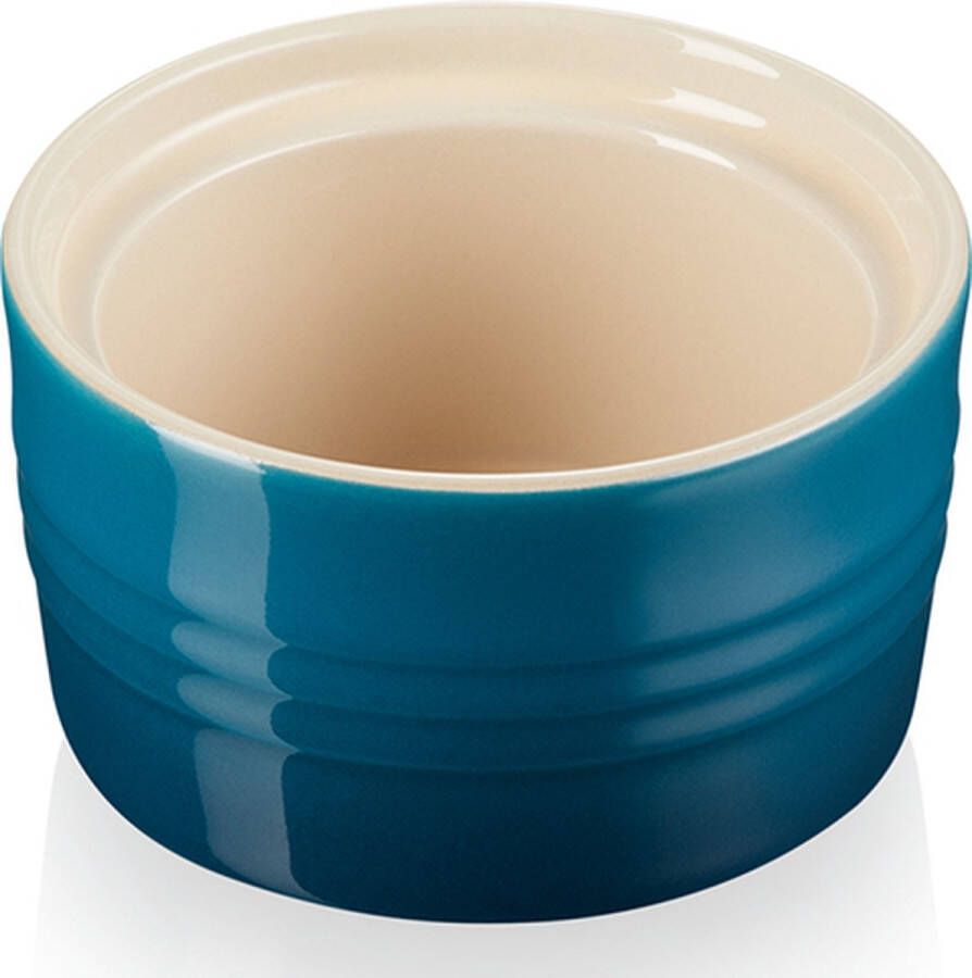 Le Creuset 6 aardewerken stapelbare schaaltjes Deep Teal 0 2l