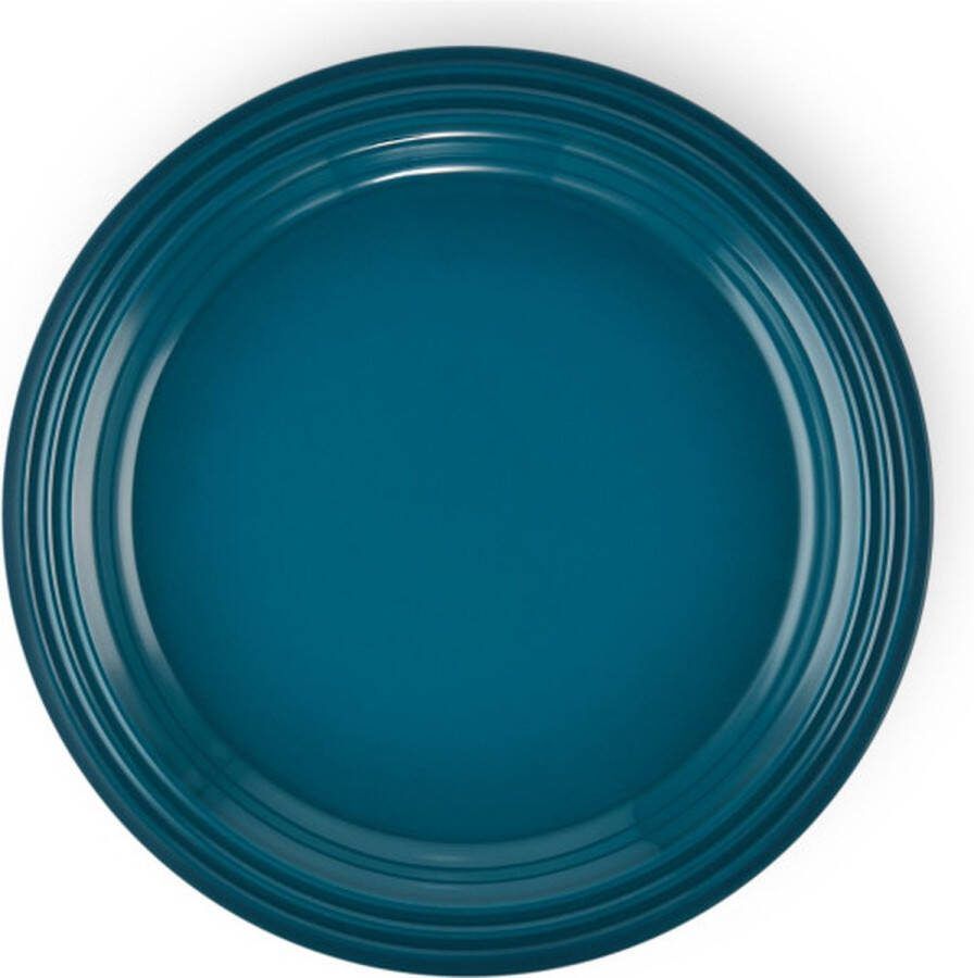 Le Creuset Aardewerk Dinerbord 27cm Deep Teal