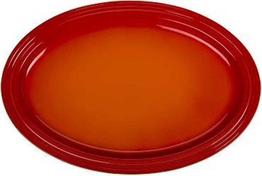 Le Creuset Aardewerk Ovale serveerschaal 46cm Oranje