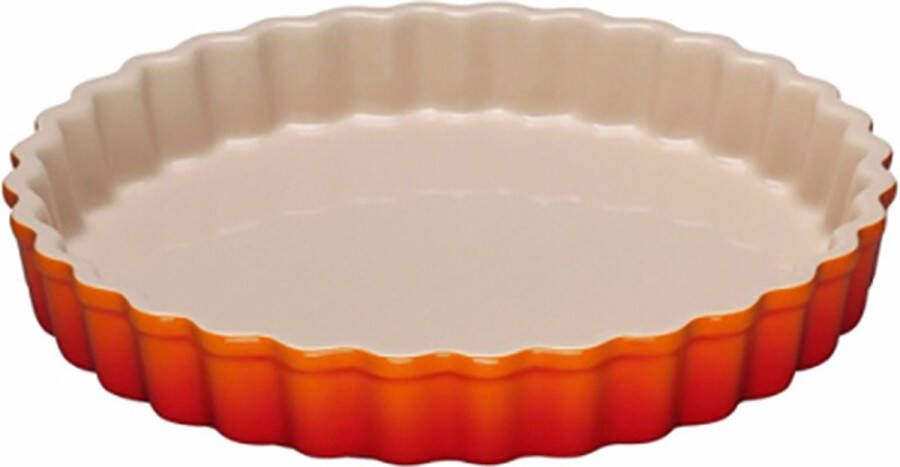 Le Creuset Aardewerken taartvorm Oranjerood 28cm