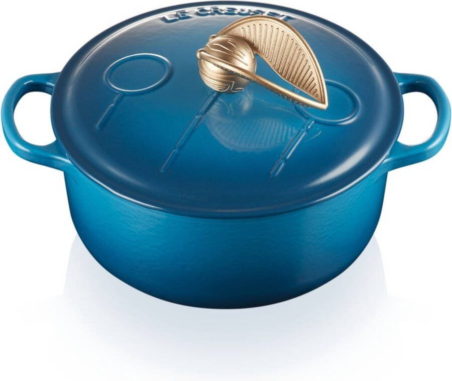 Le Creuset Braadpan Harry Potter Quidditch Marseille Blue ø 20 cm 2.4 Liter