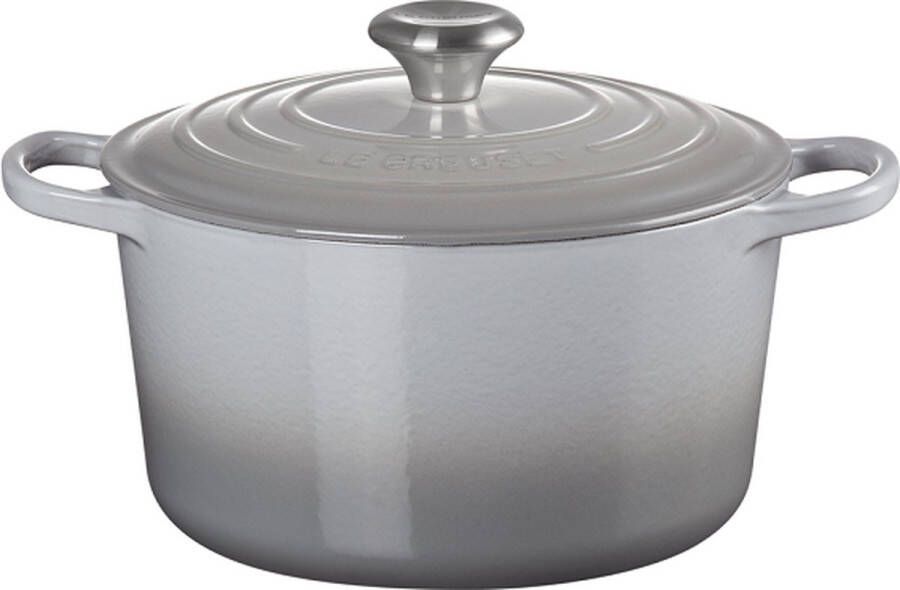 Le Creuset Braadpan hoog Mist Grey 24cm