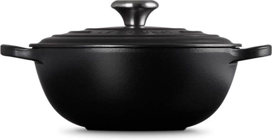 Le Creuset Braadpan Marmite Mat Zwart Ø 24 cm 3 1 Liter