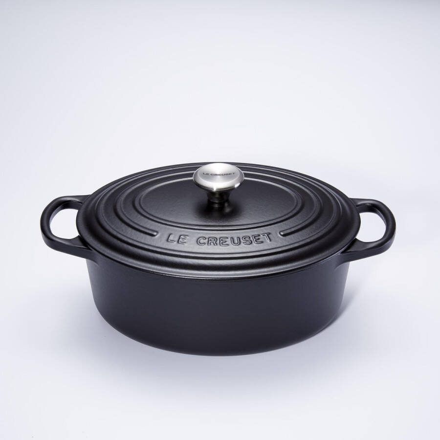 Le Creuset Braadpan Signature Ovaal Mat Zwart ø 29 cm 4.7 liter