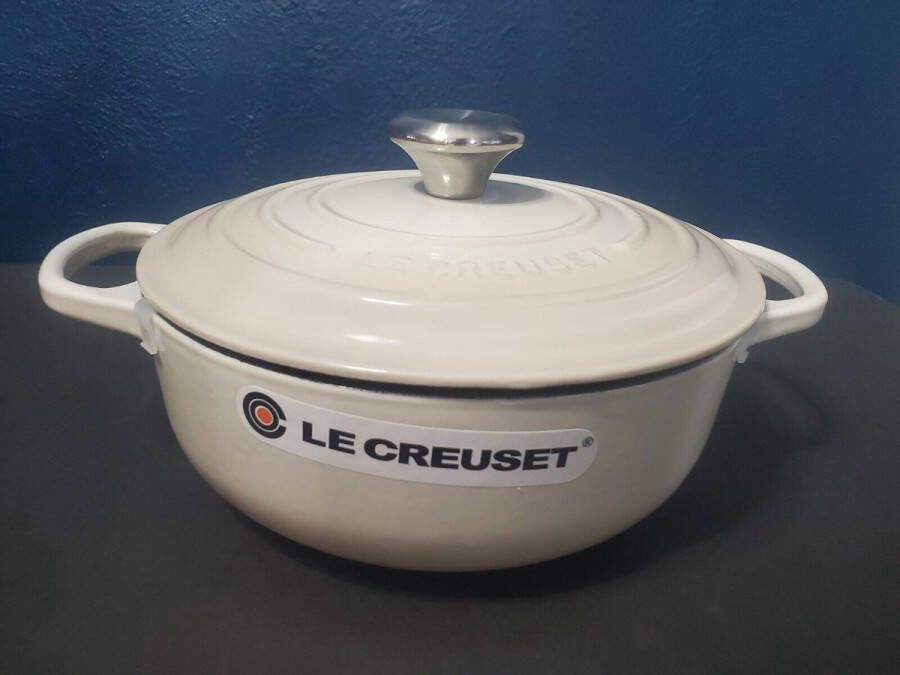 Le Creuset Braadpan Sauteuse Meringue 24cm 3.4L