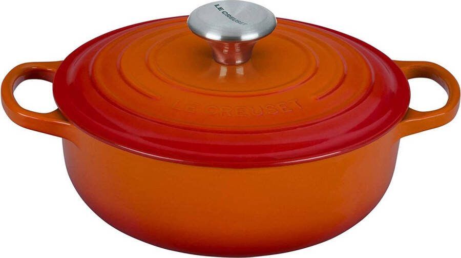 Le Creuset Braadpan Sauteuse Oranjerood 24cm 3.4L
