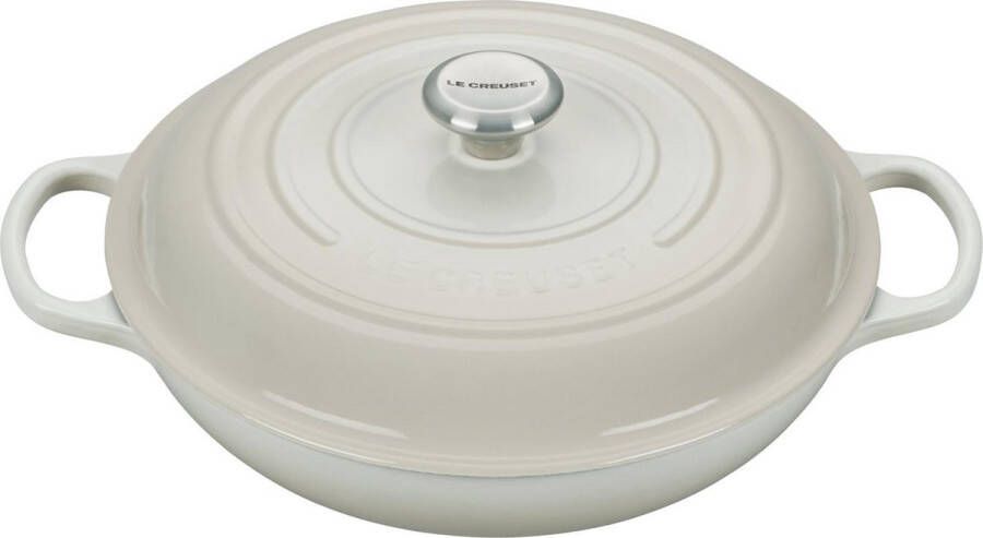 Le Creuset Braadpan Signature Campagnard Meringue ø 30 cm 3.5 liter