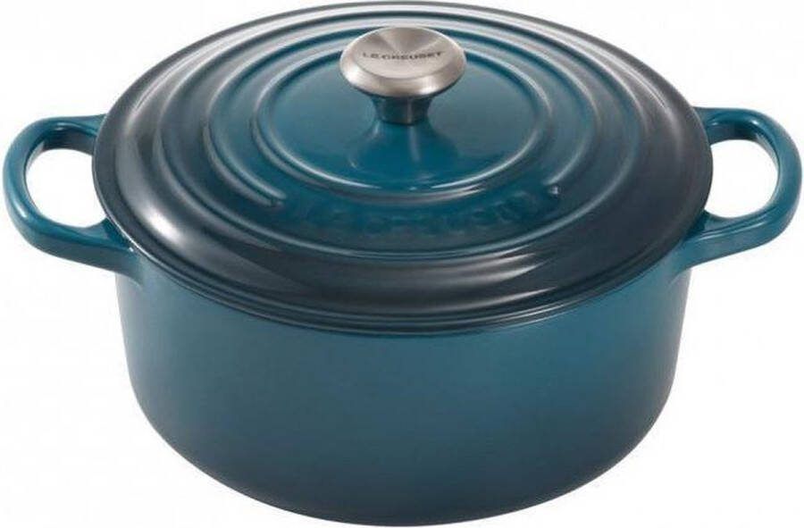 Le Creuset Braadpan Signature Deep Teal ø 20 cm 2.4 Liter