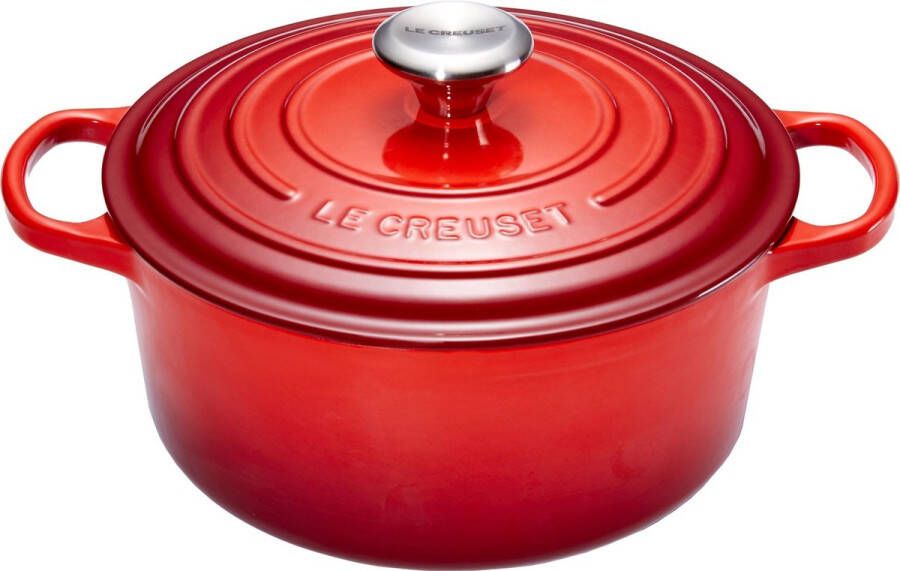 Le Creuset Braadpan Signature Kersenrood ø 22 cm 3.3 liter