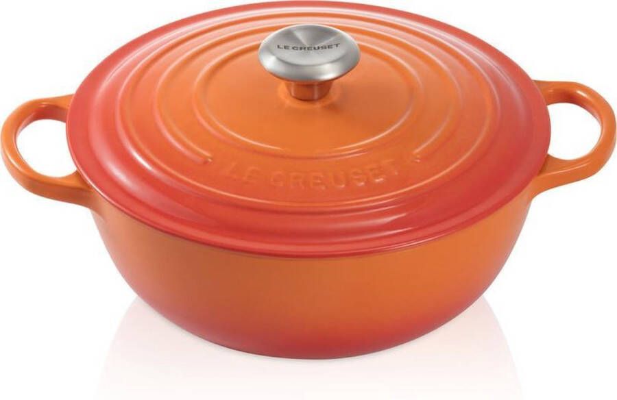 Le Creuset Braadpan Signature Marmite Oranjerood ø 26 cm 4.1 liter