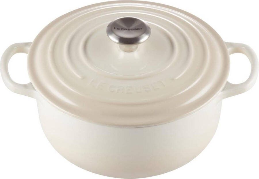 Le Creuset Braadpan Signature Meringue ø 22 cm 3.3 Liter