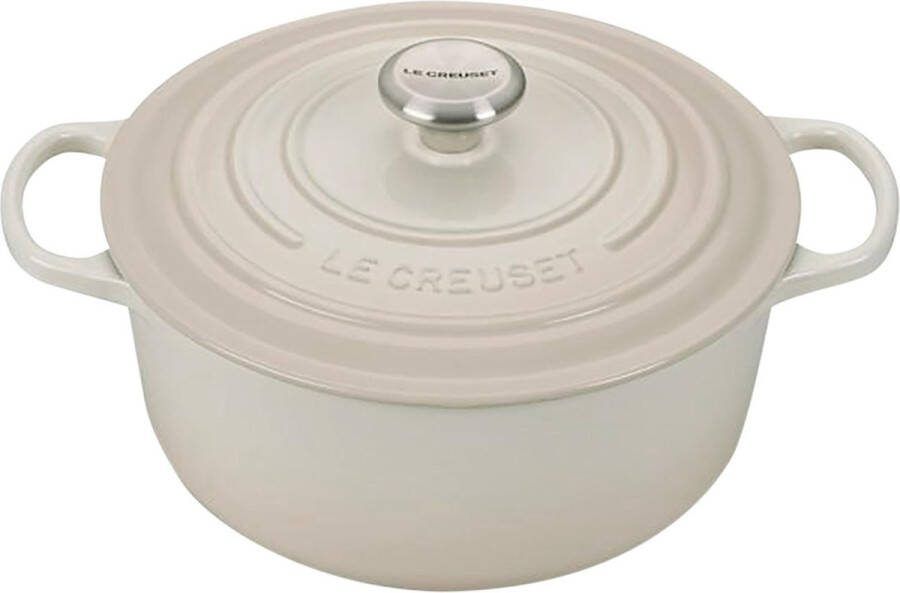 Le Creuset Braadpan Signature Meringue ø 26 cm 5.3 Liter
