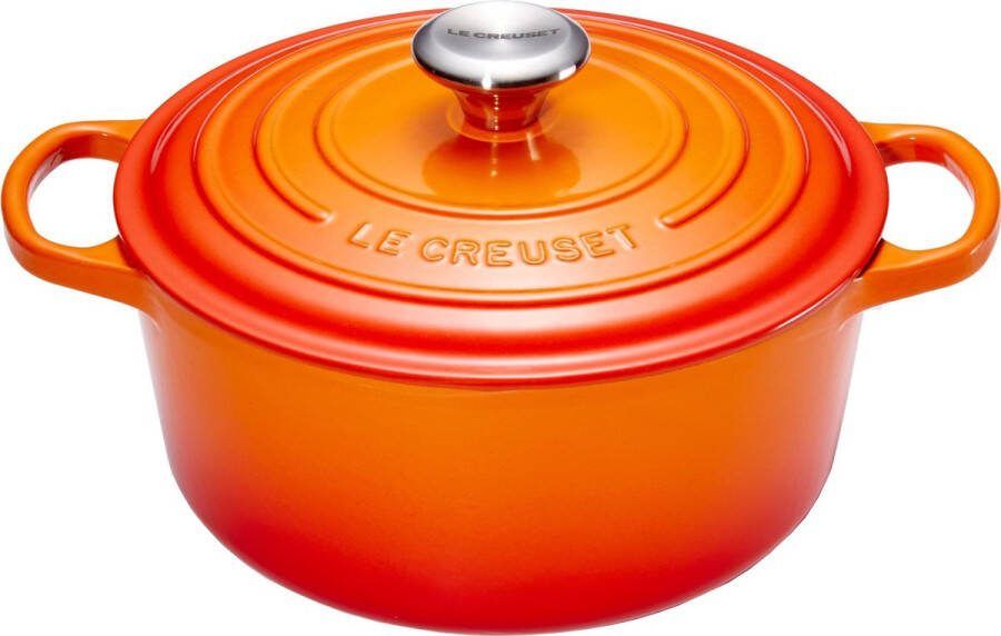Le Creuset Braadpan Signature Oranjerood ø 22 cm 3.3 liter