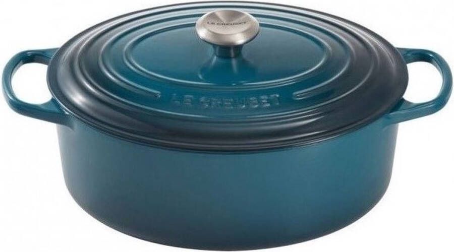 Le Creuset Braadpan Signature Ovaal Deap Teal ø 31 cm 6.3 liter