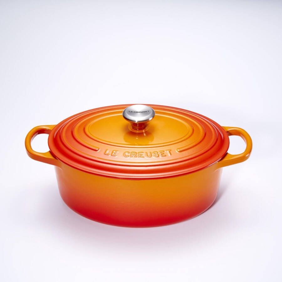 Le Creuset Braadpan Signature Ovaal Oranjerood ø 29 cm 4.7 liter