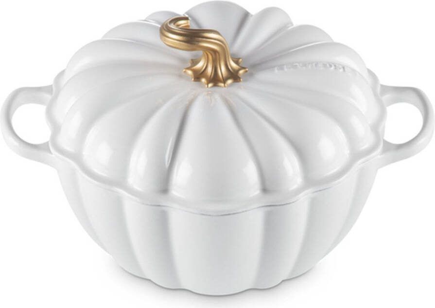 Le Creuset Braadpan Signature Pompoen Wit ø 24 cm 3.7 liter