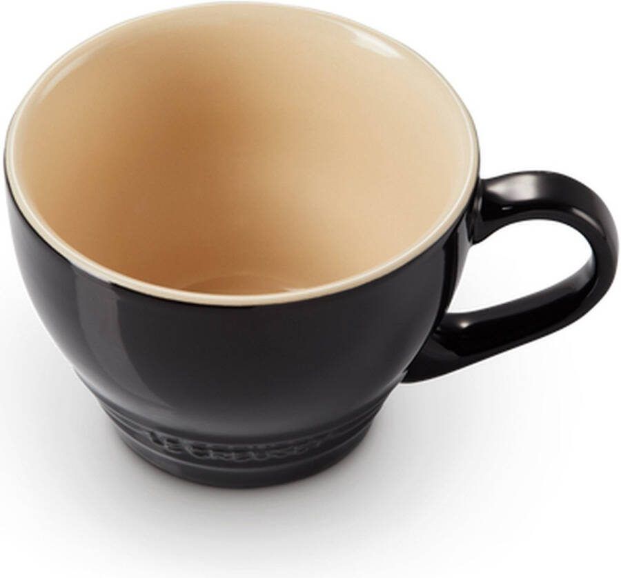 Le Creuset Cappuccino Mok 400 ML Ebben Zwart