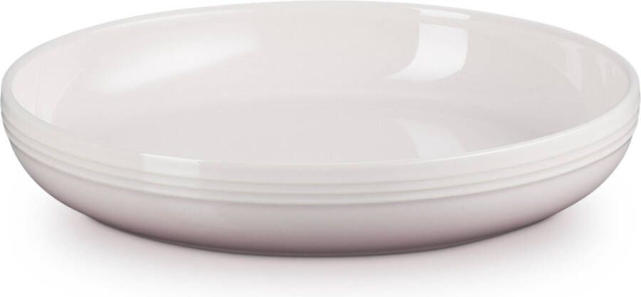 Le Creuset Diep bord Coupe Shell Pink 22cm