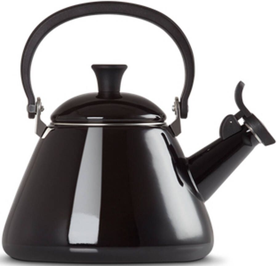 Le Creuset Fluitketel Kone in Ebbenzwart 1 6l