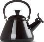 Le Creuset Fluitketel Kone in Ebbenzwart 1 6l - Thumbnail 1