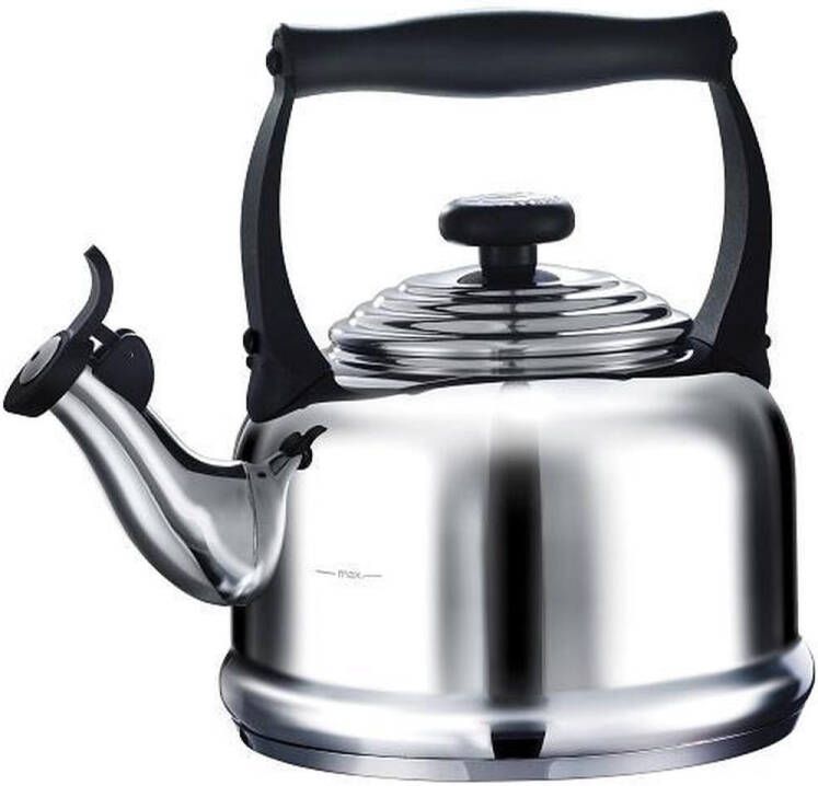 Le Creuset Fluitketels Tradition RVS