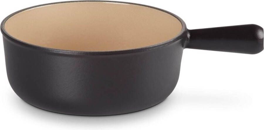 Le Creuset Fonduepan Tradition Mat Zwart ø 22 cm 2.6 Liter