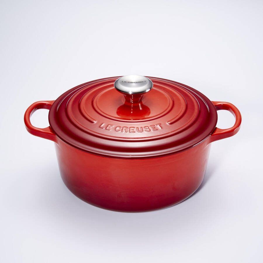 Le Creuset Gietijzeren Ronde Braadpan Kersenrood 22cm 3 3l | Potten&Pannen | Keuken&Koken Keukengerei | 0024147260677