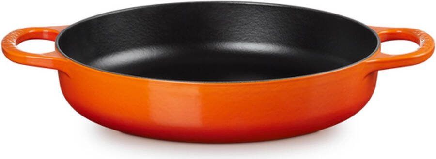 Le Creuset Gietijzeren Hapjespan 28 Cm 3 2 Liter Oranjerood