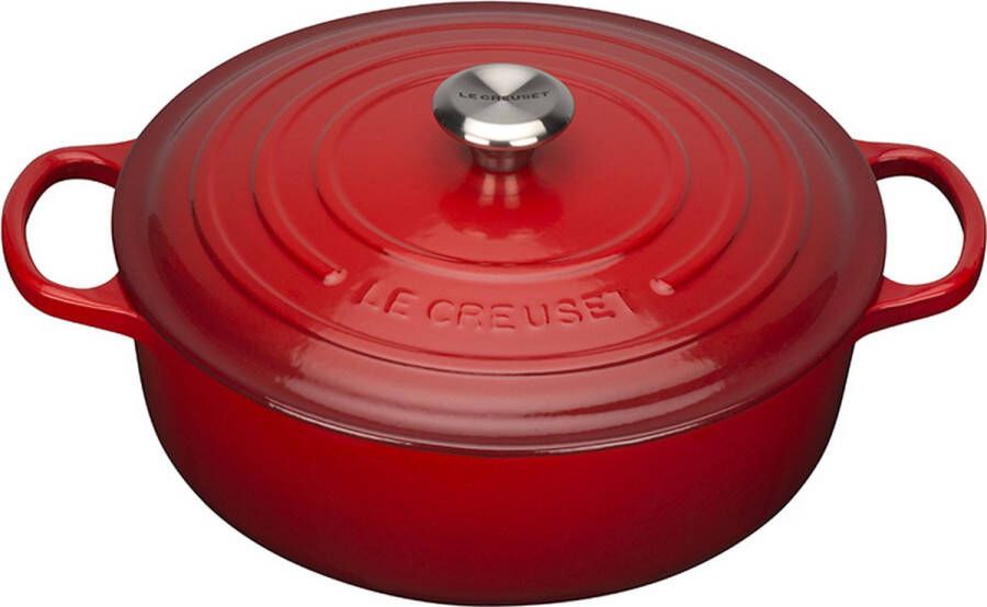 Le Creuset Gietijzeren lage braadpan Kersenrood 30cm 6 2l