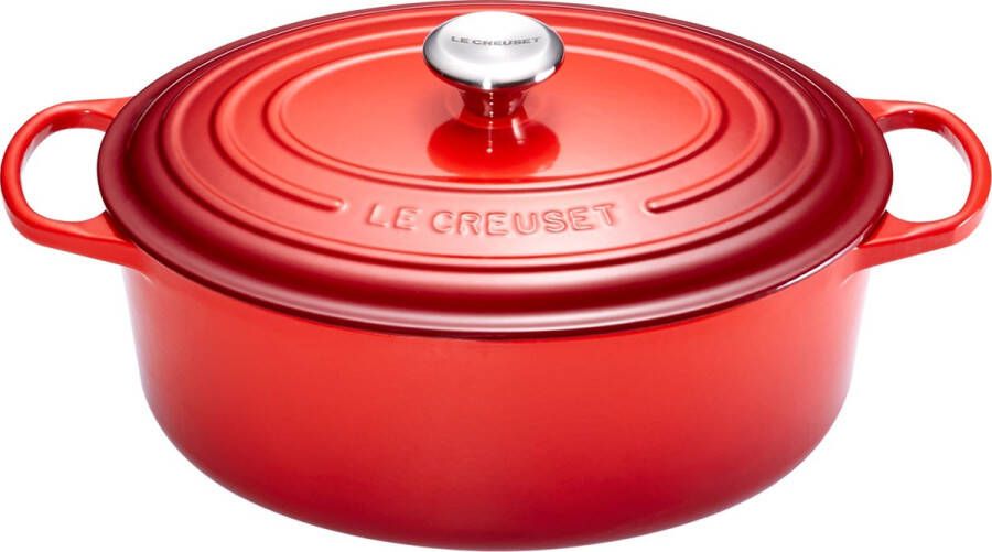 Le Creuset Gietijzeren ovale braadpan Kersenrood 27cm 4 1l